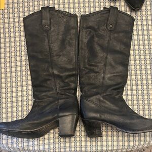 Frye Black Heeled Boots for Women